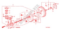 BRAKE MASTER CYLINDER/ MASTER POWER (3) for Honda JAZZ S4SES 5 Doors 5 speed manual 2006