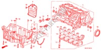 CYLINDER BLOCK/OIL PAN (VTEC) for Honda JAZZ 1.5 L 5 Doors 5 speed manual 2007