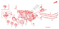 HEATER CONTROL (LH) for Honda JAZZ 1.2 C-S 5 Doors 5 speed manual 2007