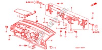 INSTRUMENT PANEL (RH) for Honda JAZZ 1.4 SES 5 Doors 5 speed manual 2007