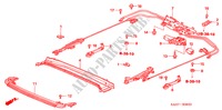 ROOF SLIDE COMPONENTS for Honda JAZZ 1.4 SES 5 Doors 5 speed manual 2007