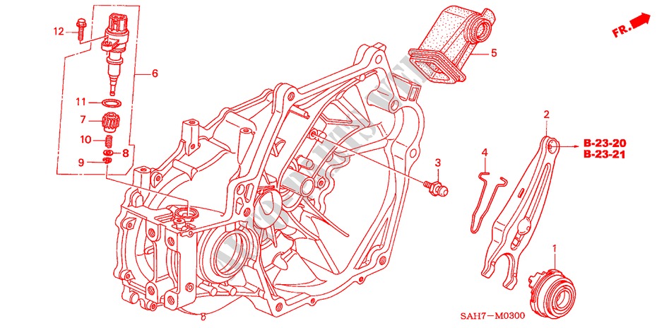 CLUTCH RELEASE for Honda JAZZ 1.2 E 5 Doors 5 speed manual 2007