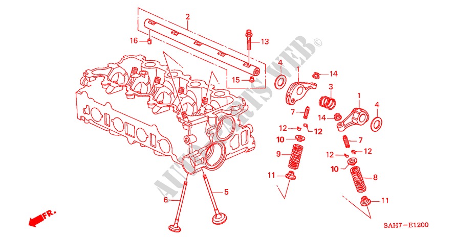 VALVE/ROCKER ARM for Honda JAZZ 1.4 ES 5 Doors 5 speed manual 2006