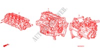 ENGINE ASSY./TRANSMISSION  ASSY. for Honda JAZZ 1.4 LS 5 Doors 5 speed manual 2008