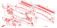 FRONT WIPER (LH) for Honda JAZZ 1.4 LS 5 Doors 5 speed manual 2008