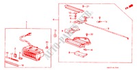 HEATER CONTROL for Honda PRELUDE EX 2 Doors 5 speed manual 1983