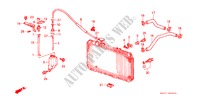 RADIATOR HOSE/ RESERVE TANK (PGM FI) for Honda CIVIC CRX 1.5I 3 Doors 5 speed manual 1985