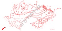 FUEL TUBING (X) (9000001 ) for Honda CIVIC DX 3 Doors 3 speed automatic 1986