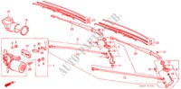 FRONT WINDSHIELD WIPER (LH) for Honda INTEGRA DX 5 Doors 5 speed manual 1988