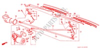 FRONT WINDSHIELD WIPER (RH) for Honda INTEGRA SX 16 3 Doors 5 speed manual 1986