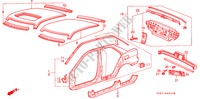 OUTER PANELS (5D) for Honda INTEGRA DX 5 Doors 4 speed automatic 1988