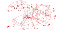 WIRE HARNESS (2) for Honda INTEGRA SX 16 3 Doors 5 speed manual 1986