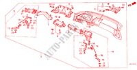 INSTRUMENT PANEL (LH) for Honda LEGEND V6 2.5I 4 Doors 5 speed manual 1987