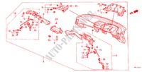 INSTRUMENT PANEL (RH) for Honda LEGEND V6 2.5I 4 Doors 5 speed manual 1987