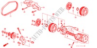 AIR CONDITIONER (COMPRESSOR) for Honda LEGEND V6 2.7I 4 Doors 5 speed manual 1989