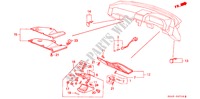 INSTRUMENT PANEL LOWER (RH) for Honda LEGEND V6 2.7I 4 Doors 5 speed manual 1990