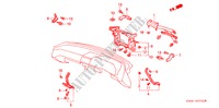 INSTRUMENT STAYS (RH) for Honda LEGEND V6 2.7I 4 Doors 5 speed manual 1989