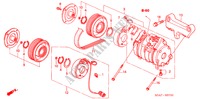 AIR CONDITIONER (COMPRESSOR) (L4) for Honda ACCORD 2.4          VTI-E 4 Doors 5 speed manual 2004