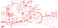 BRAKE MASTER CYLINDER/ MASTER POWER for Honda ACCORD 2.4          VTI-E 4 Doors 5 speed manual 2005
