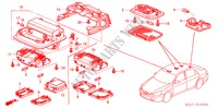 INTERIOR LIGHT for Honda ACCORD 2.4          VTI-E 4 Doors 5 speed manual 2004