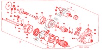 STARTER MOTOR (DENSO) (L4) for Honda ACCORD 2.4          VTI-E 4 Doors 5 speed manual 2003