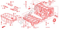CYLINDER BLOCK/OIL PAN (L4) for Honda ACCORD 2.4          VTI-L 4 Doors 5 speed manual 2007