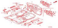 FLOOR MAT for Honda ACCORD 2.4          VTI-L 4 Doors 5 speed automatic 2007