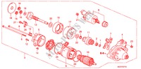 STARTER MOTOR (DENSO) (L4) for Honda ACCORD 2.4          VTI-L 4 Doors 5 speed manual 2007