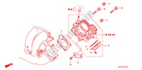 THROTTLE BODY (L4) for Honda ACCORD 2.4          VTI-L 4 Doors 5 speed manual 2007