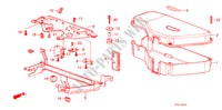 CONTROL BOX COVER (F,G,S,W,X)(PGM FI) for Honda ACCORD EX-2.0I 4 Doors 5 speed manual 1986