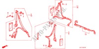 SEATBELT (2D) for Honda ACCORD EX 3 Doors 5 speed manual 1986