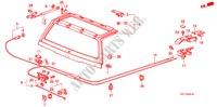 TAILGATE (2D) for Honda ACCORD EX 3 Doors 4 speed automatic 1986