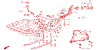 FUEL TANK for Honda ACCORD LX 4 Doors 5 speed manual 1987
