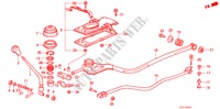 SHIFT LEVER (MT) for Honda ACCORD LX 1600 4 Doors 5 speed manual 1987