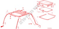 SLIDING ROOF (1) for Honda ACCORD EX 3 Doors 4 speed automatic 1987