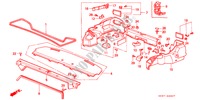 REAR TRAY/ TRUNK SIDE GARNISH (4D) for Honda ACCORD EX 4 Doors 5 speed manual 1989