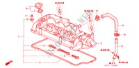 CYLINDER HEAD COVER (DIESEL) for Honda ACCORD 2.2 SPORT 4 Doors 5 speed manual 2004