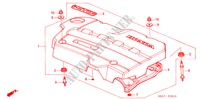 ENGINE COVER (DIESEL) for Honda ACCORD 2.2 SPORT 4 Doors 5 speed manual 2004