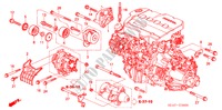 ENGINE MOUNTING BRACKET (DIESEL) for Honda ACCORD 2.2 SPORT 4 Doors 5 speed manual 2004