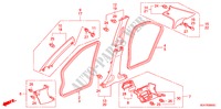 PILLAR GARNISH (LH) for Honda ACCORD 2.2 SPORT 4 Doors 5 speed manual 2004
