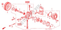 POWER STEERING PUMP (DIESEL) ( '05) for Honda ACCORD 2.2 SPORT 4 Doors 5 speed manual 2004