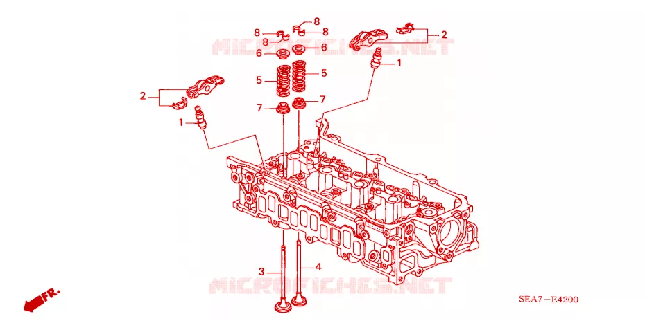 VALVE/ROCKER ARM (DIESEL) Honda  ACCORD 2004 2.2 SPORT 5 speed manual 