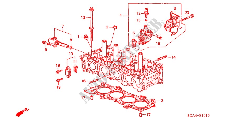 VTC OIL CONTROL VALVE for Honda ACCORD 2.4 EXECUTIVE 4 Doors 6 speed manual 2005