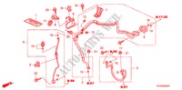 AIR CONDITIONER (HOSES/PI PES) (LH) for Honda ACCORD 2.4 TYPE S 4 Doors 5 speed automatic 2007