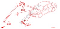 AIR CONDITIONER (SENSOR) for Honda ACCORD 2.2 SPORT 4 Doors 6 speed manual 2007