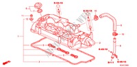 CYLINDER HEAD COVER (DIESEL) for Honda ACCORD 2.2 SE 4 Doors 6 speed manual 2008