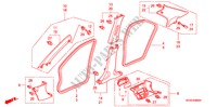 PILLAR GARNISH (LH) for Honda ACCORD 2.2 SPORT 4 Doors 6 speed manual 2007