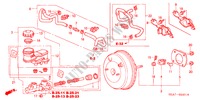 BRAKE MASTER CYLINDER/ MASTER POWER (RH) for Honda ACCORD TOURER 2.0 EXECUTIVE 5 Doors 5 speed manual 2003