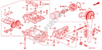 OIL PUMP (2.4L) for Honda ACCORD TOURER 2.4 EXECUTIVE 5 Doors 6 speed manual 2003