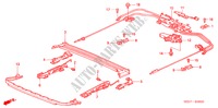 ROOF SLIDE COMPONENTS for Honda ACCORD TOURER 2.0 COMFORT 5 Doors 5 speed manual 2005